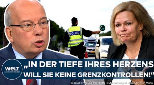 MIGRATION: Stationäre Grenzkontrollen verlängern – Innenministerin Faeser lehnt Kontrollen ab!