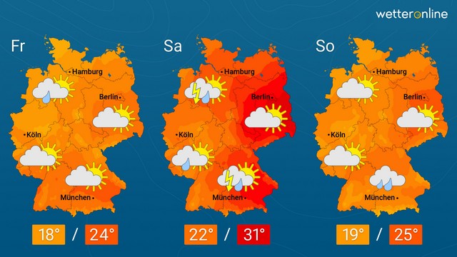 Sommerwetter bleibt abwechslungsreich