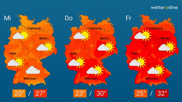 Hitze-Intermezzo zum Wochenende