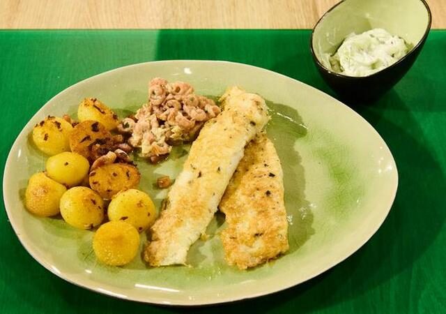 Die Küchenschlacht: Gebratene Schollenfilets „Büsumer Art“ vom 12. Juli 2024