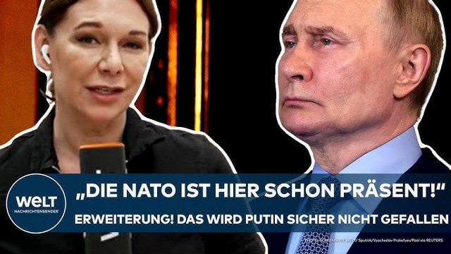 UKRAINE-KRIEG: „Die NATO ist hier schon präsent!“ Erweiterung! Das wird Putin sicher nicht gefallen!