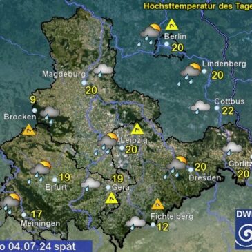 Sachsen-Anhalt Wetter am Donnerstag