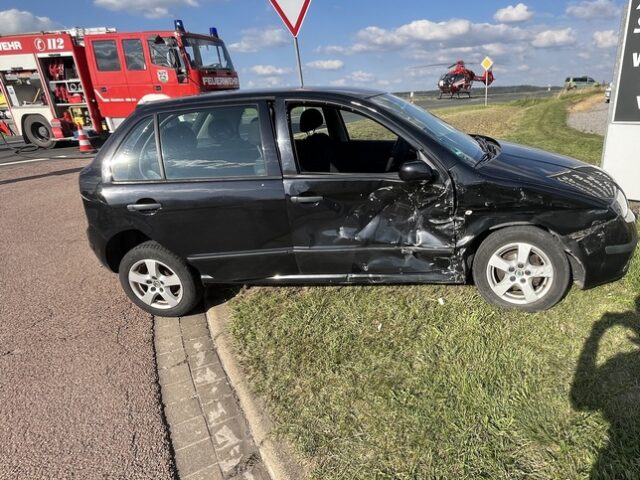 Drei Verletzte nach Verkehrsunfall