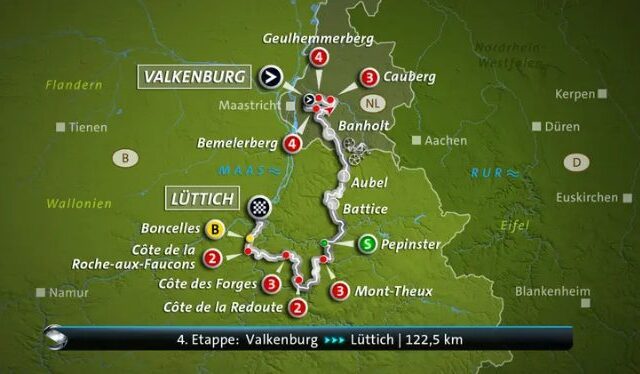 Livestream ab 14:10 Uhr: Tour de France der Damen – 4.  Etappe, Valkenburg – Lüttich (122,5 km) (Das Erste  14:10 – 16:10 Uhr)