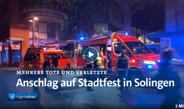 SOLINGEN: Anschlag mit Messer auf Stadtfest! Drei Tote! Schwerverletzte! Täter auf der Flucht