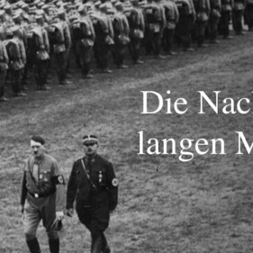 Dokumentarfilm: Durch Mord zur absoluten Macht – Hitler dezimiert die SA (Arte  20:15 – 21:45 Uhr)