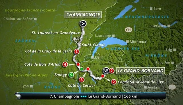 Livestream ab 13:50 Uhr: Tour de France der Damen – 7. Etappe: Champagnole – Le Grand Bornand (166,5 km) (Das Erste 13:50 – 16:25 Uhr)