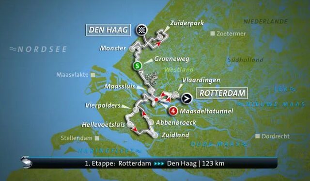 Live ab 14.10 Uhr: Tour de France der Damen – 1. Etappe: Rotterdam – La Haye (123 Km) (Das Erste  14:10 – 16:15 Uhr)