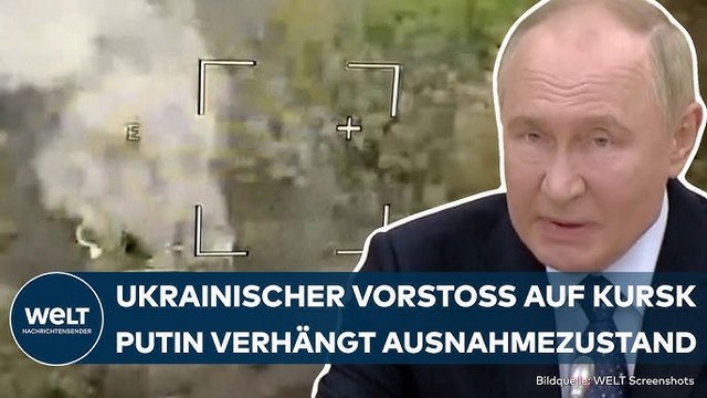 UKRAINE-KRIEG: Ausnahmezustand! Vorstoß über russische Grenze – Schutzmaßnahmen für AKW Kursk