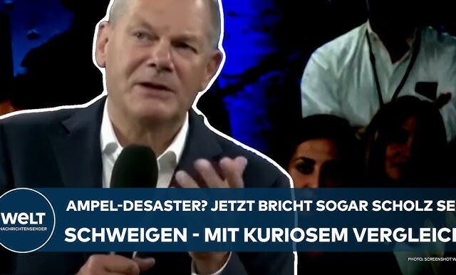 SCHOLZ: Ampel-Desaster? Jetzt bricht sogar der Kanzler sein Schweigen – mit einem kuriosen Vergleich