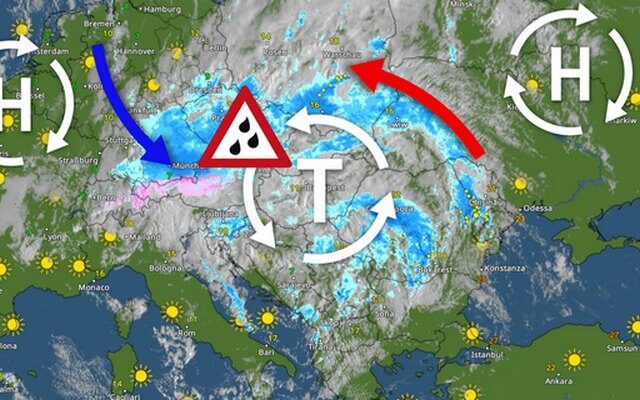 Ursachen für das schwere Hochwasser – Warmes Mittelmeer und blockierende Hochs