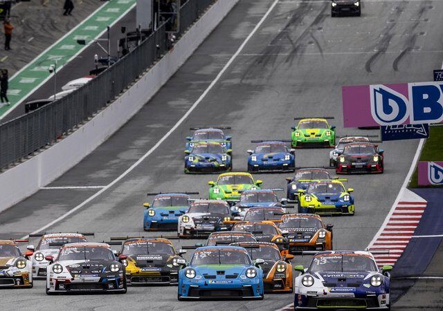 Rennen 13, Porsche Sixt Carrera Cup Deutschland, 7. Runde, Red-Bull-Ring (A): Harry King hält mit seinem vierten Saisonsieg den Titelkampf weiter offen