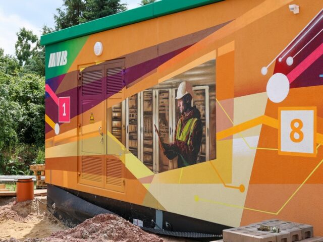 Neugestaltung des Trafohauses an der Ebendorfer Chaussee: Künstlerische Fassade setzt Akzente