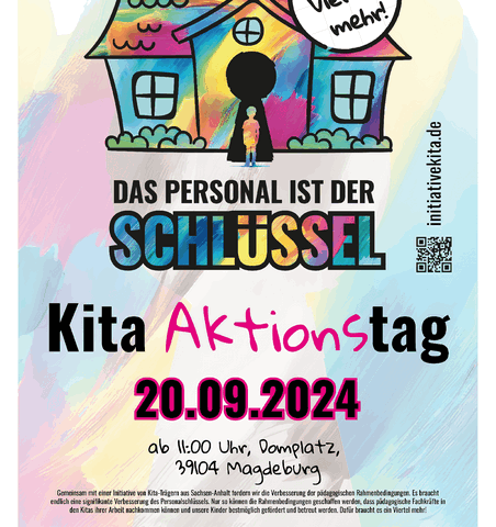 Kita-Aktionstag am 20. September auf dem Domplatz: Kita-Initiative ruft zur Beteiligung auf