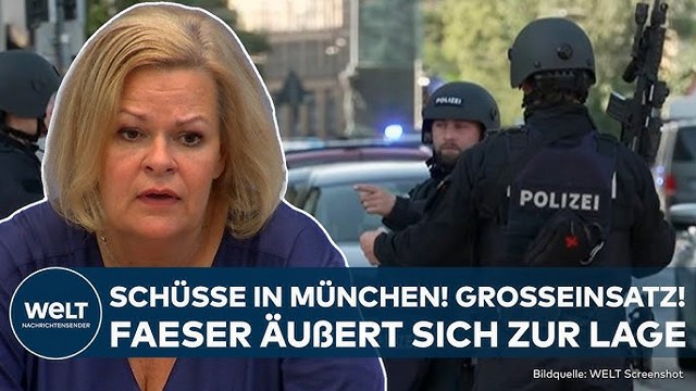 MÜNCHEN: Schusswechsel am Israel-Konsulat! Faeser äußert sich zur Lage am NS-Dokuzentrum