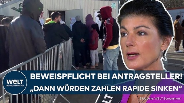 MIGRATIONS-KRISE: Sahra Wagenknecht „Jetziges Asylrecht kostet mehr Menschenleben, als es rettet“