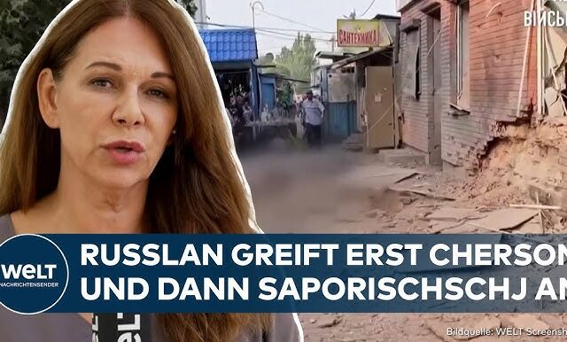 UKRAINE-KRIEG: Mehrere Tote bei russischem Angriff auf Cherson! Auch Saporischschja unter Beschuss