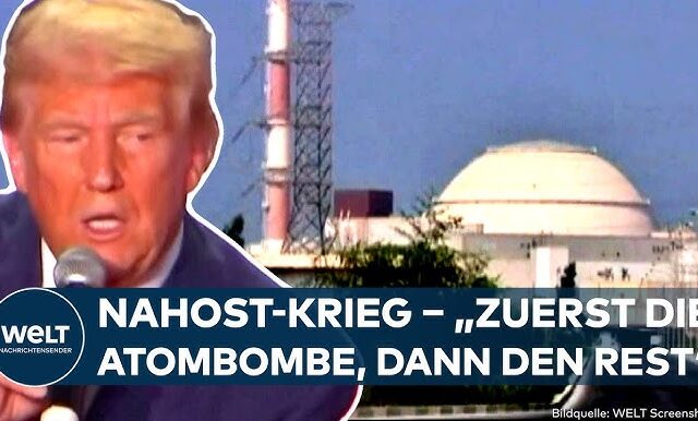 KRIEG IN NAHOST: „Zuerst die Atombombe“! Trump gegen Biden – Israel soll Irans Atomanlagen angreifen