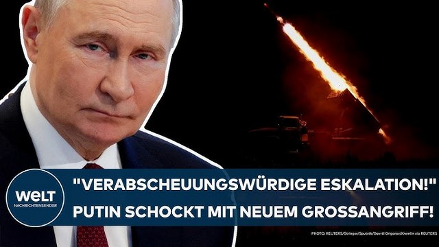 UKRAINE-KRIEG: „Verabscheuungswürdige Eskalation!“ Wladimir Putin schockt mit neuem Großangriff!