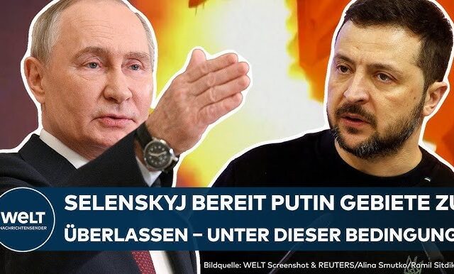UKRAINE-KRIEG: Kompromissvorschlag! Selenskyj bereit Putin besetzte Gebiete vorerst zu überlassen!