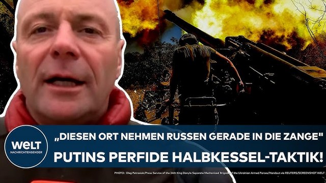 UKRAINE-KRIEG: „Diesen Ort nehmen die Russen gerade in die Zange!“ Putins perfide Halbkessel-Taktik!