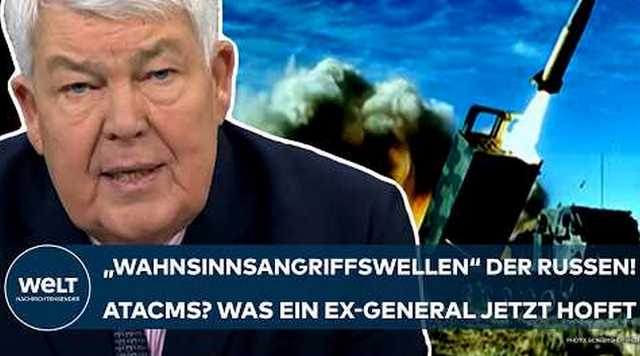 UKRAINE-KRIEG: „Wahnsinnsangriffswellen“ der Russen! ATACMS? Ex-General hat jetzt eine Hoffnung