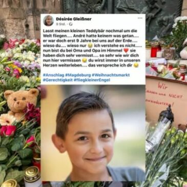 MAGDEBURG: Der Tod des kleinen André auf dem Weihnachtsmarkt bewegt die Menschen in Deutschland