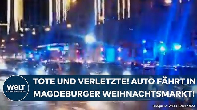 MAGDEBURG: Tote und Verletzte! Auto fährt in Menschenmenge auf Weihnachtsmarkt!