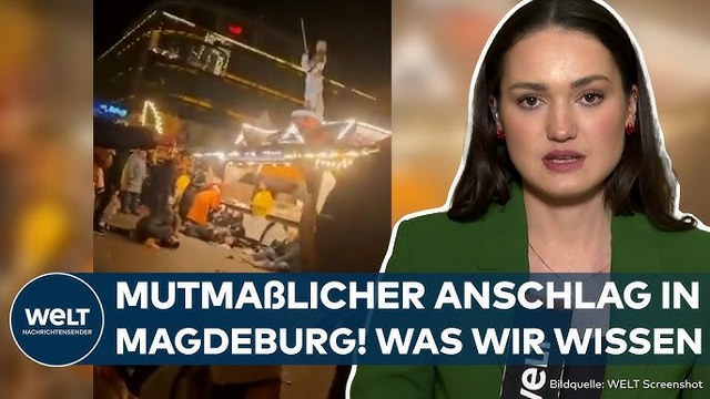 SCHOCK IN MAGDEBURG: Hinweise auf Terrornschlag auf Weihnachtsmarkt! Chaos-Fahrer wohl festgenommen