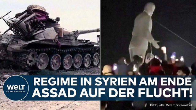 KRIEG IN SYRIEN: Assad am Ende! Machthaber auf der Flucht! Rebellen erobern Damaskus
