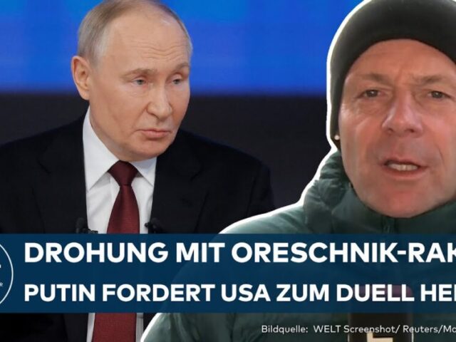 RUSSLAND: Putin fordert USA auf Pressekonferenz zum Duell heraus! Kremlchef droht mit Superrakete