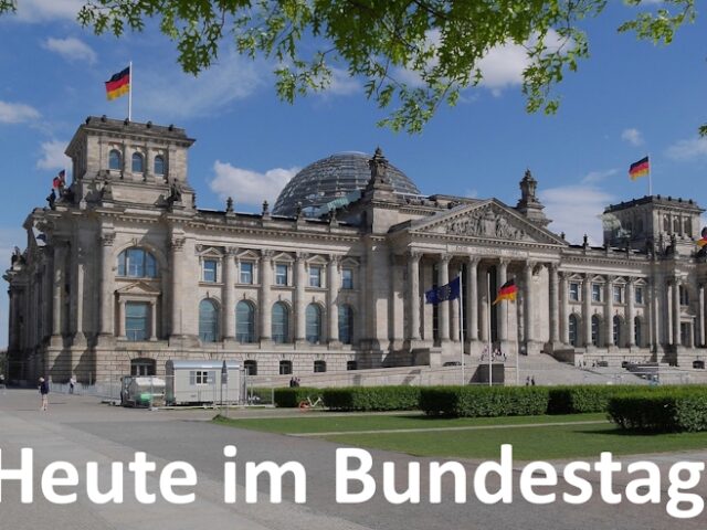 Sondersendung „Bundestag live – Wie weiter in der Migrationspolitik?“ heute um 14:00 Uhr im Ersten