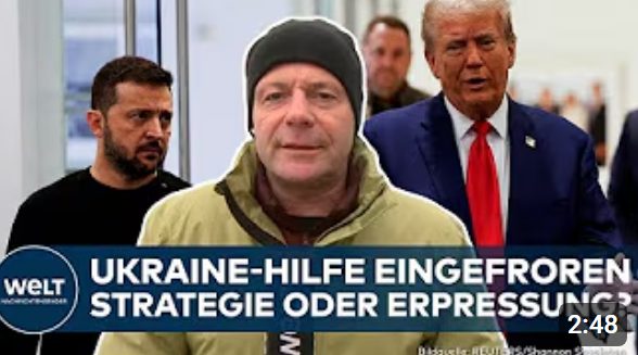 HARTER SCHLAG FÜR KIEW: Donald Trump stoppt Milliardenhilfe für zivile Projekte in der Ukraine