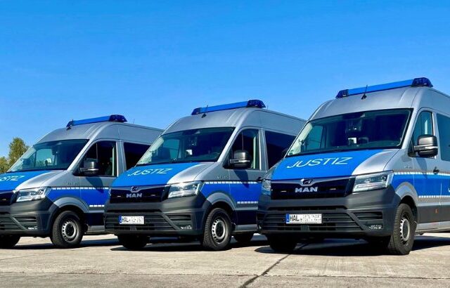 Neue Gefangenentransportwagen für den Justizvollzug Sachsen-Anhalt