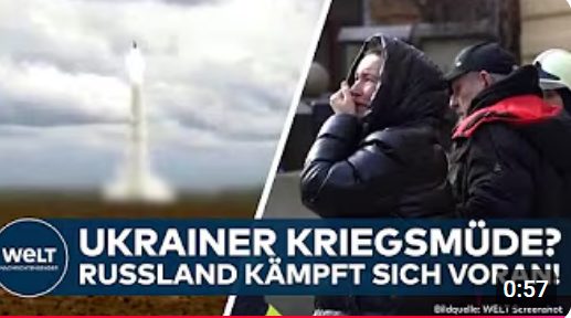PUTINS KRIEG: Russen kommen unter hohen Verlusten voran! Ukrainer immer häufiger kriegsmüde!