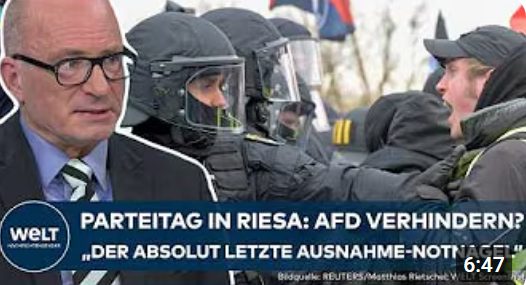 AFD-PARTEITAG IN RIESA: Aufgeheizte Stimmung – Blockaden & Verbotsforderungen durch Protestierende!