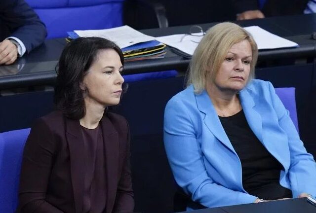 Zusammenwirken mit der AfD: Faeser und Baerbock warnen Union