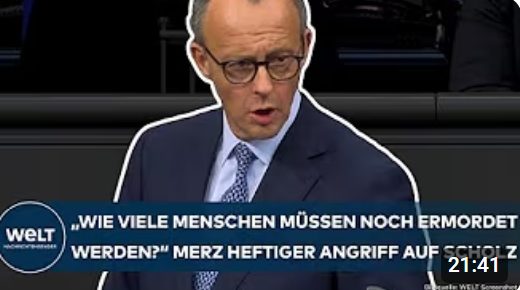 FRIEDRICH MERZ: „Niederträchtig und infam“ – CDU-Chef geht auf Scholz los | Migrationsdebatte