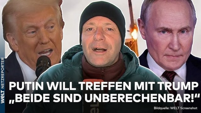 KRIEG IN UKRAINE: Putin will Treffen mit Trump! Baldige Verhandlungen von USA und Russland möglich