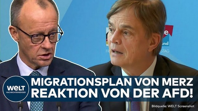 BUNDESTAGSWAHL: Reaktion der AfD! Fraktion äußert sich zum Migrationsplan von Merz und der Union