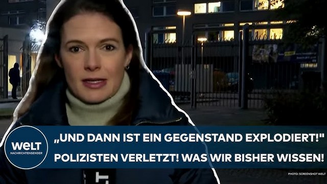 BERLIN: „Und dann ist ein Gegenstand explodiert!“ Explosion an Polizeigebäude! Was wir bisher wissen