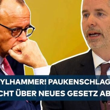 DEUTSCHLAND: Paukenschlag! Asylhammer! FDP will heute keine Abstimmung über Zustrombegrenzungsgesetz