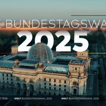 Deutschland hat die Wahl: WELT TV am Wahlsonntag