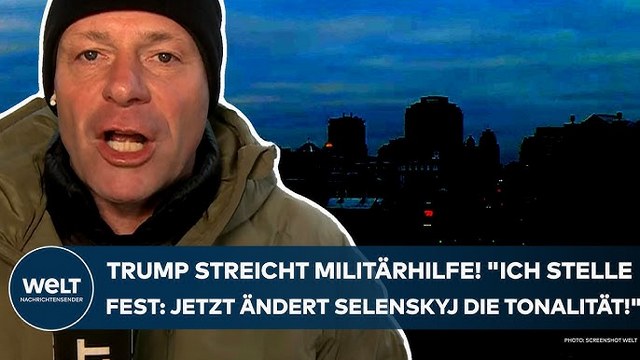 PUTINS KRIEG: „Ich stelle fest: Jetzt ändert Selenskyj die Tonalität!“ Trump streicht Militärhilfe!