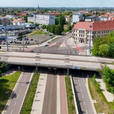 Oberleitung an Magdeburger Ringbrücke wird entfernt: 5 Tage kein Straßenbahnverkehr in Stadtfeld Ost