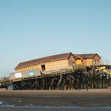 St. Peter-Ording: Abriss der alten Strandbar 54