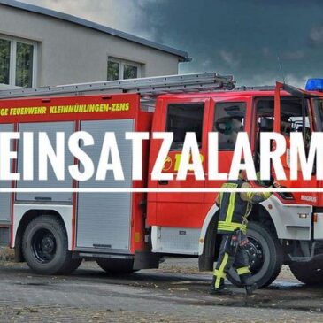 Feuerwehr im Einsatz: Doppelhaushälfte brennt in Kleinmühlingen