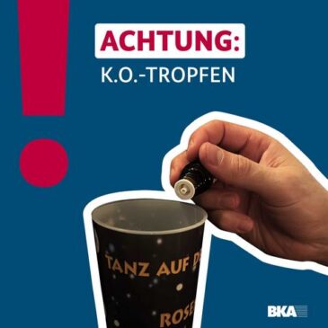 Bundesrat startet Vorstoß für härtere Strafen bei Einsatz von K.o.-Tropfen