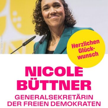 Wahl auf Bundesparteitag: Büttner ist FDP-Generalsekretärin