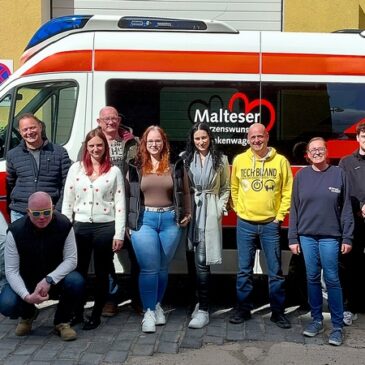 Malteser Herzenswunsch-Krankenwagen: Wunscherfüller-Team bekommt im Harz und in Magdeburg Verstärkung